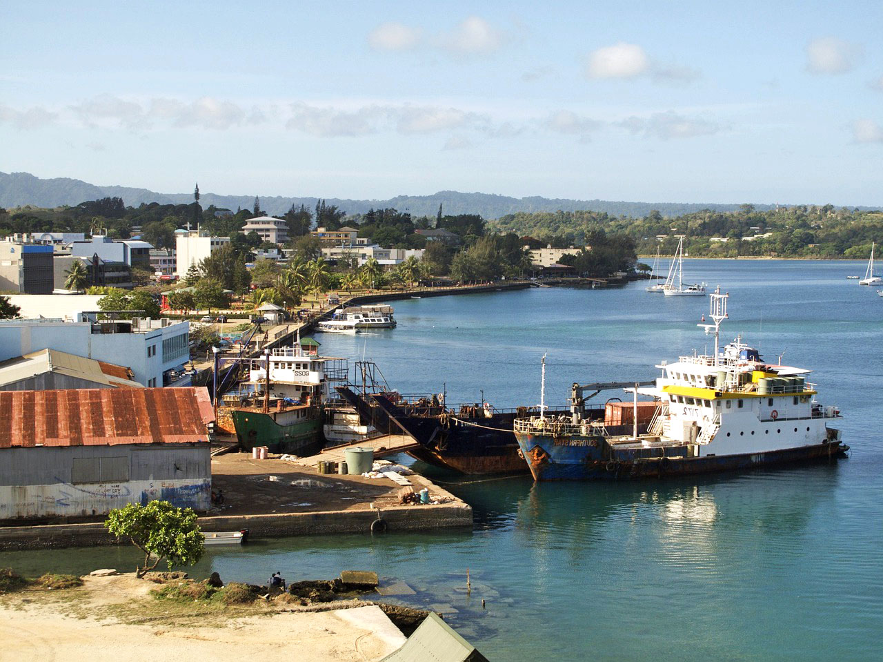 Porto Vila em Vanuatu