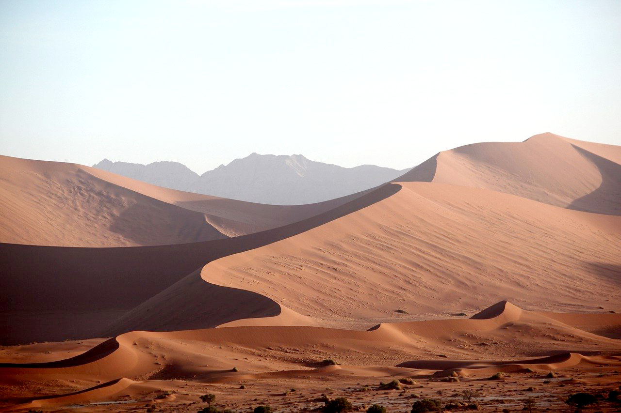 Imagem do Deserto do Namibe na Namíbia