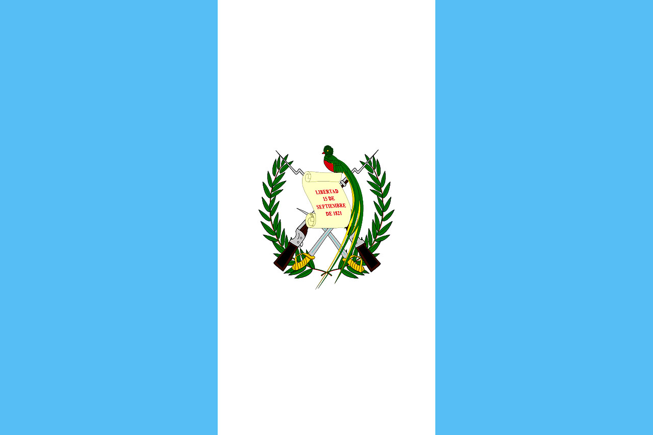Imagem da Bandeira Nacional da Guatemala