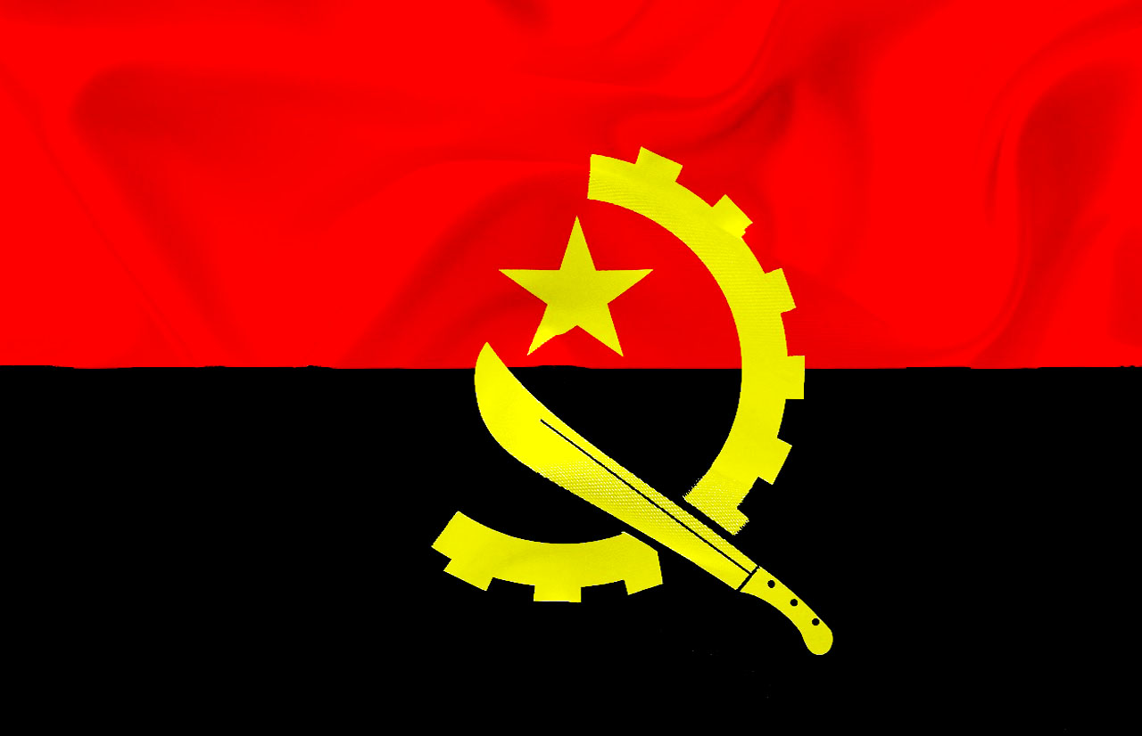 Imagem da Bandeira Nacional de Angola