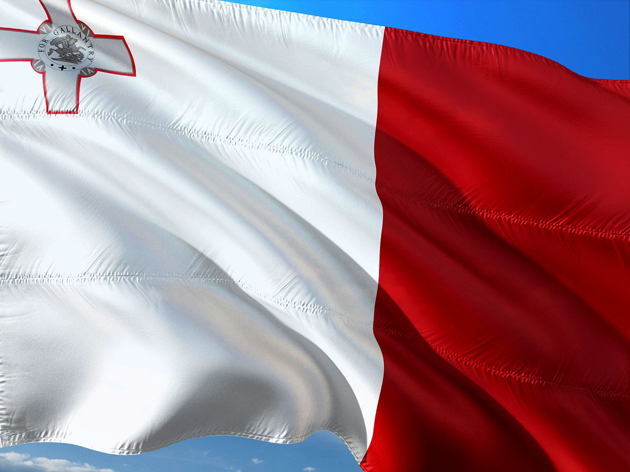 Imagem da Bandeira de Malta