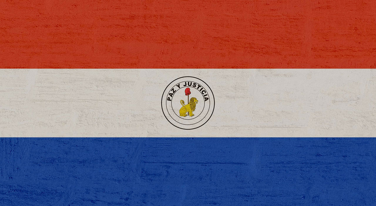 Imagem da bandeira do Paraguai