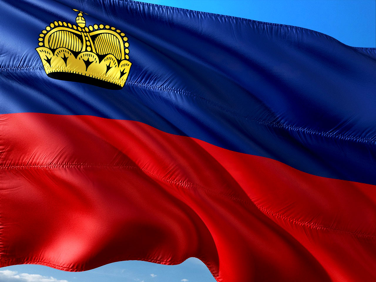 Imagem da Bandeira de Liechtenstein