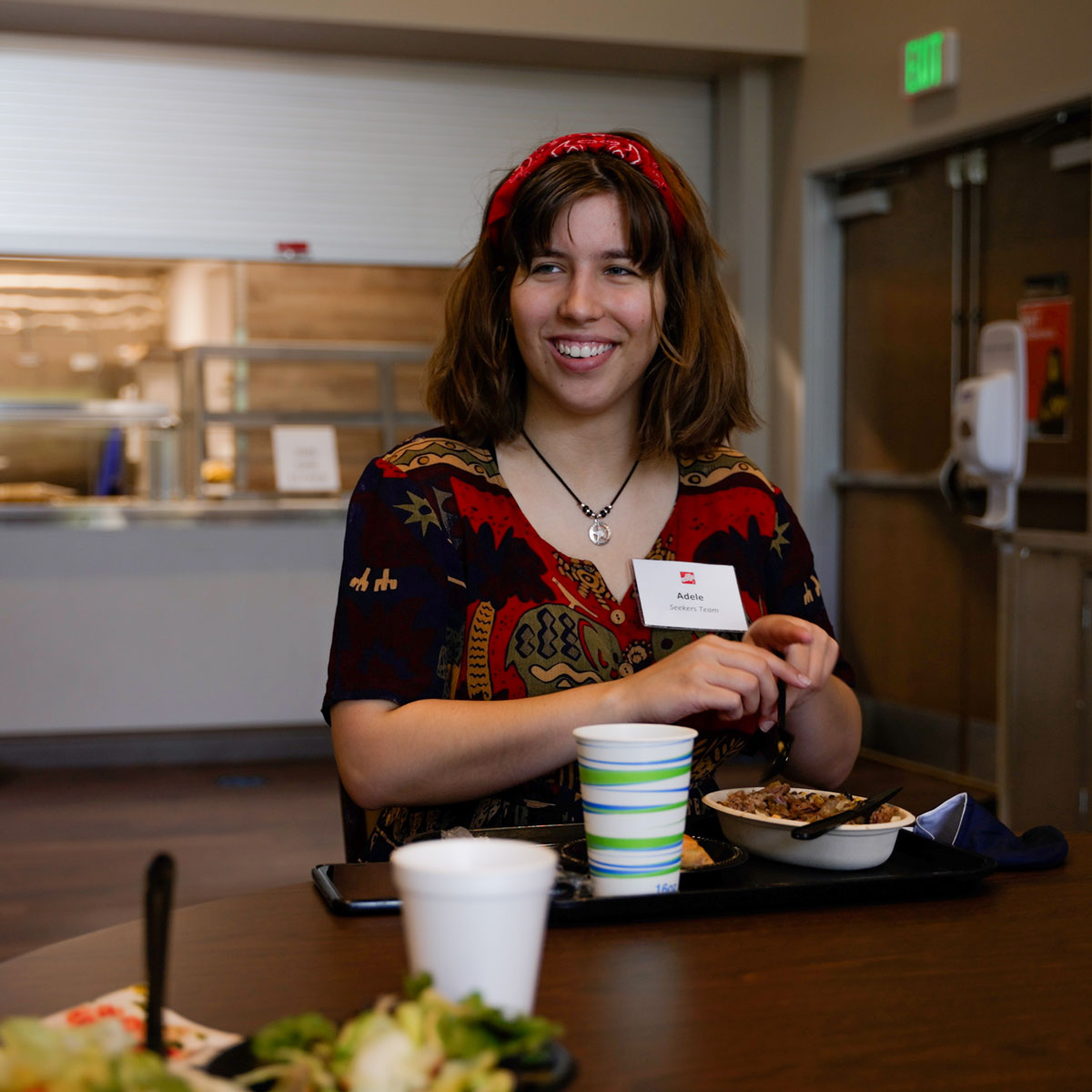 Orientation - Enjoying a meal together