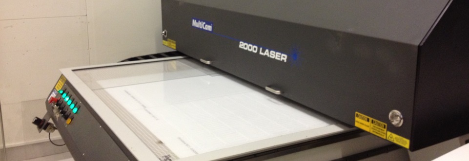 Plastbearbetning i en lasermaskin