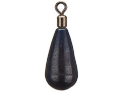 Tear drop weight for smallmouth bass