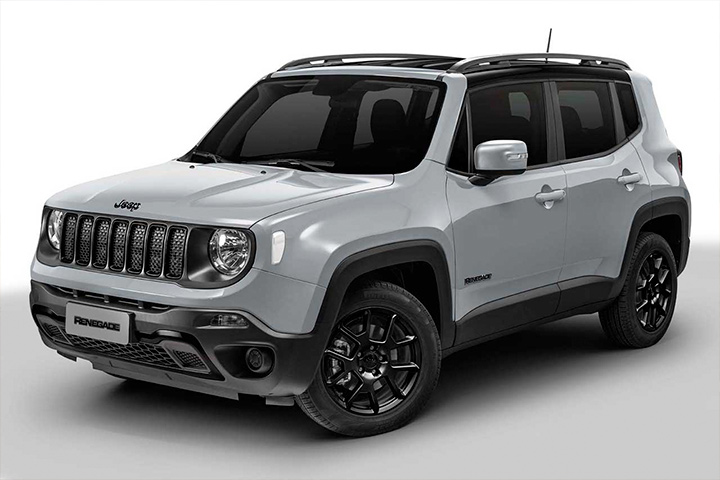 Jeep Renegade Night Eagle em fundo infinito