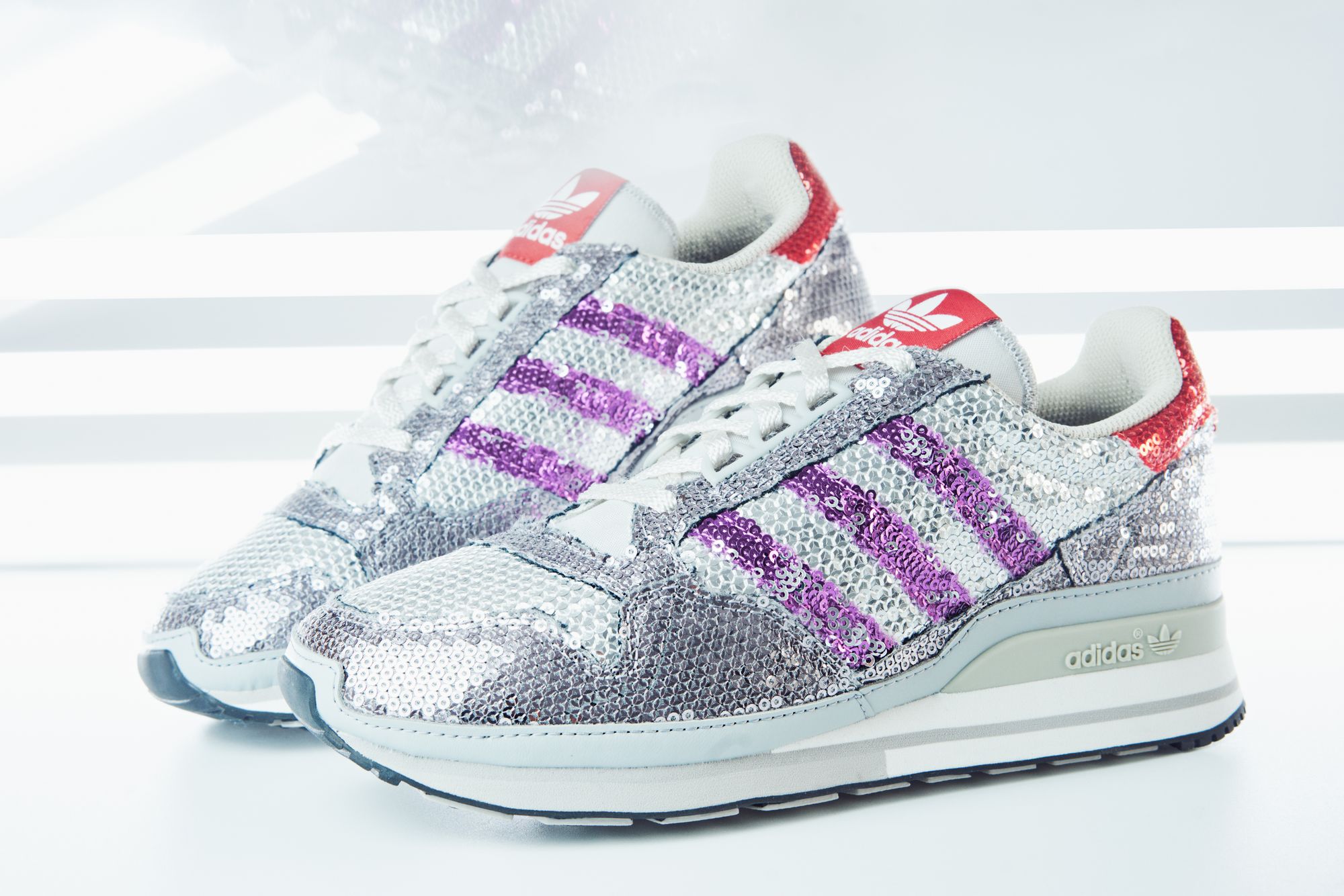 adidas Originals ZX 500 W "CLEAR GREY" Pailletten