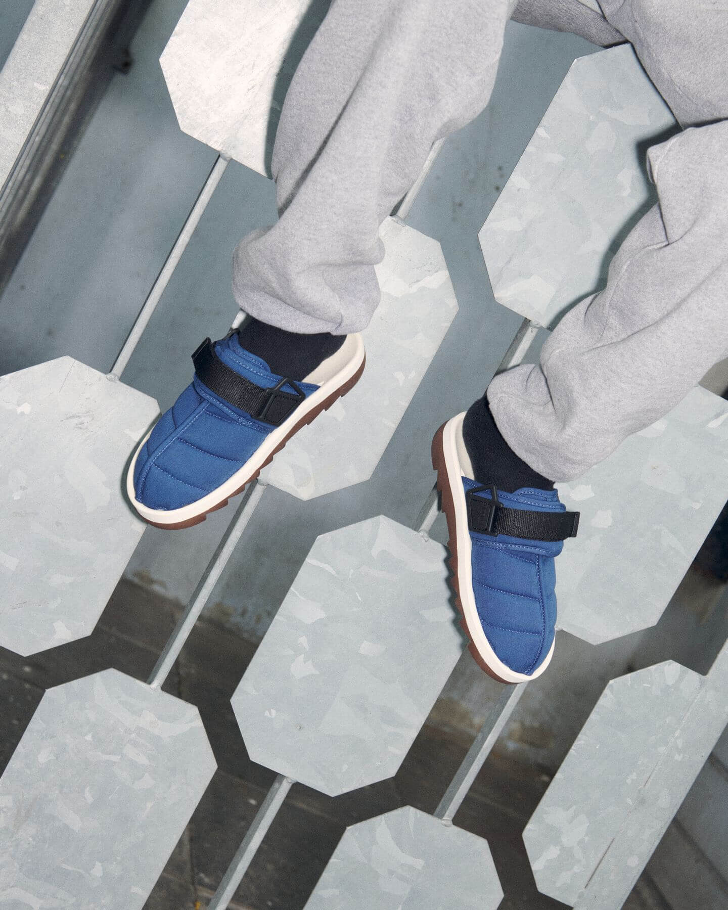 on feet photo of the Reebok - Beatnik - Quilted Canvas Pack