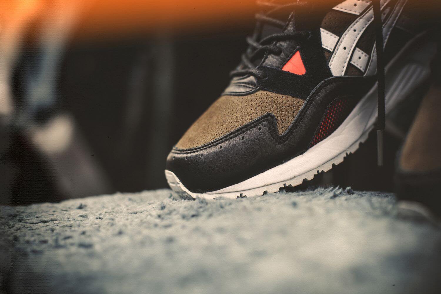 ASICS x Highs &Â Lows - Gel-Lyte V - "Medic" - black/olive/red/white - H50NK-8101
