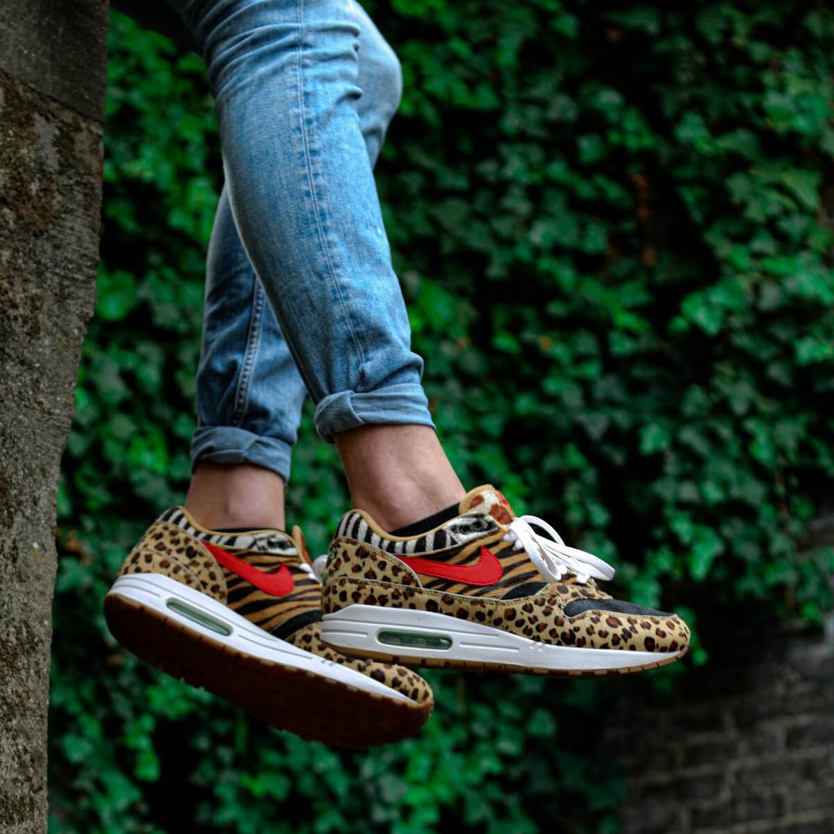 Nike Air Max 1 Atmos Animal Pack 2.0 - wheat/sport red-bisoon-classic green - AQ0928-700