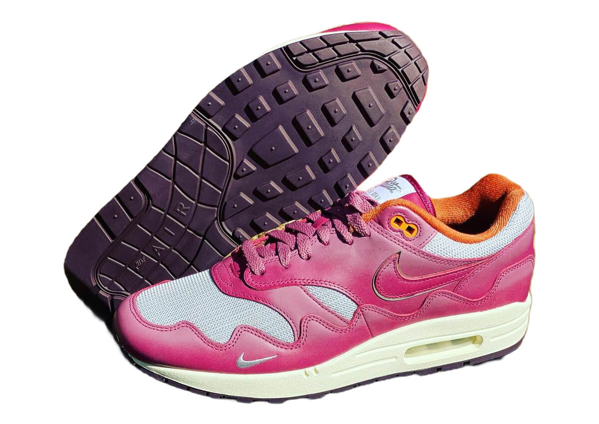 Nike x Patta Air Max 1 Waves "Night Maroon" - DO9549-001