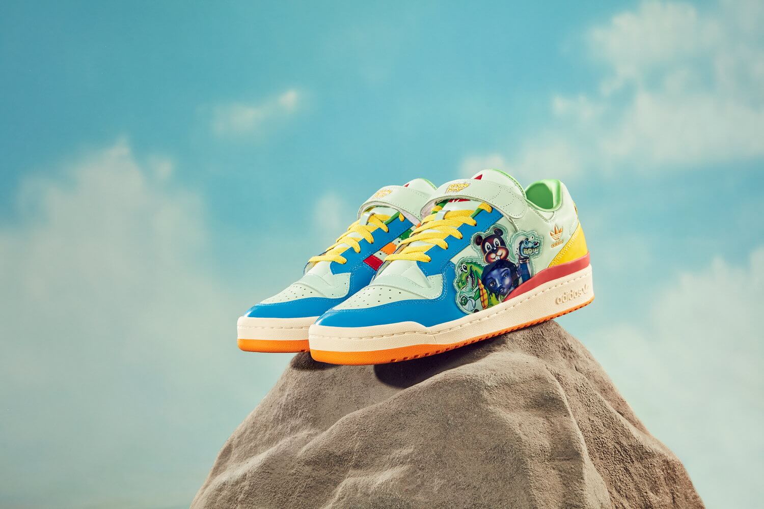 adidas Originals x Kerwin Frost - KF Forum Lo "Benchmate" - clear mint/bright blue/solar yellow - GX3873 - sneaker release date