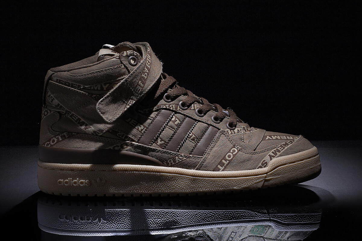 adidas x Jeremy Scott - Forum Hi "B-Sides" - beige/brown/gum - G51953