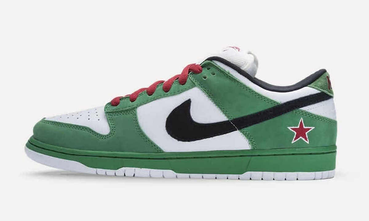 Nike SB - Dunk Low - "Heineken" -classic green/black/white/red -304292-302