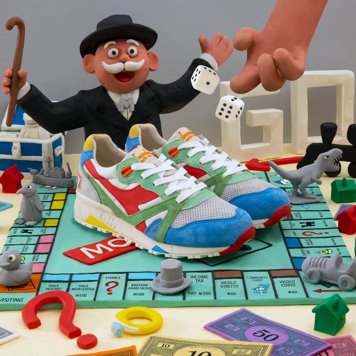 Diadora x Hasbro N9000 "Monopoly"
