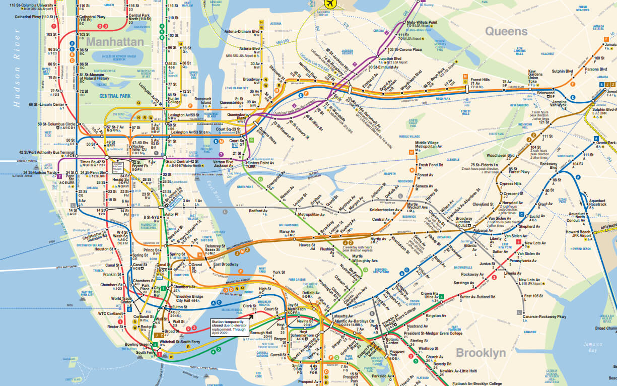 MTA New York Subway Map