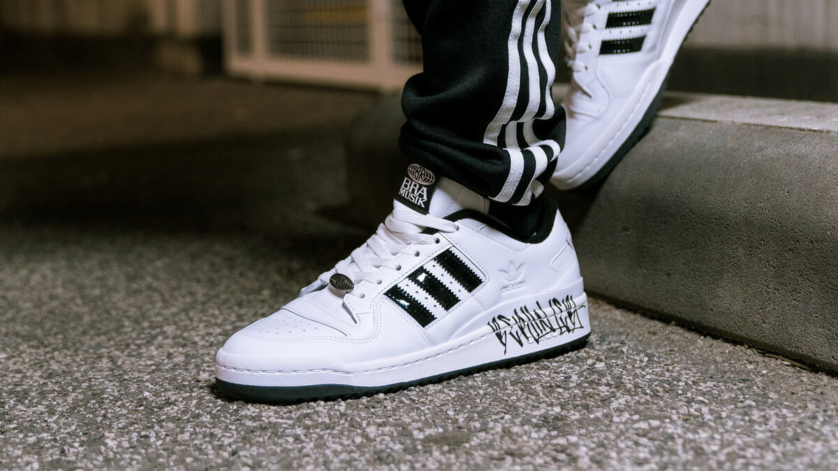 adidas x Capital Bra - Forum Low - "Bra Musik" - white/black
