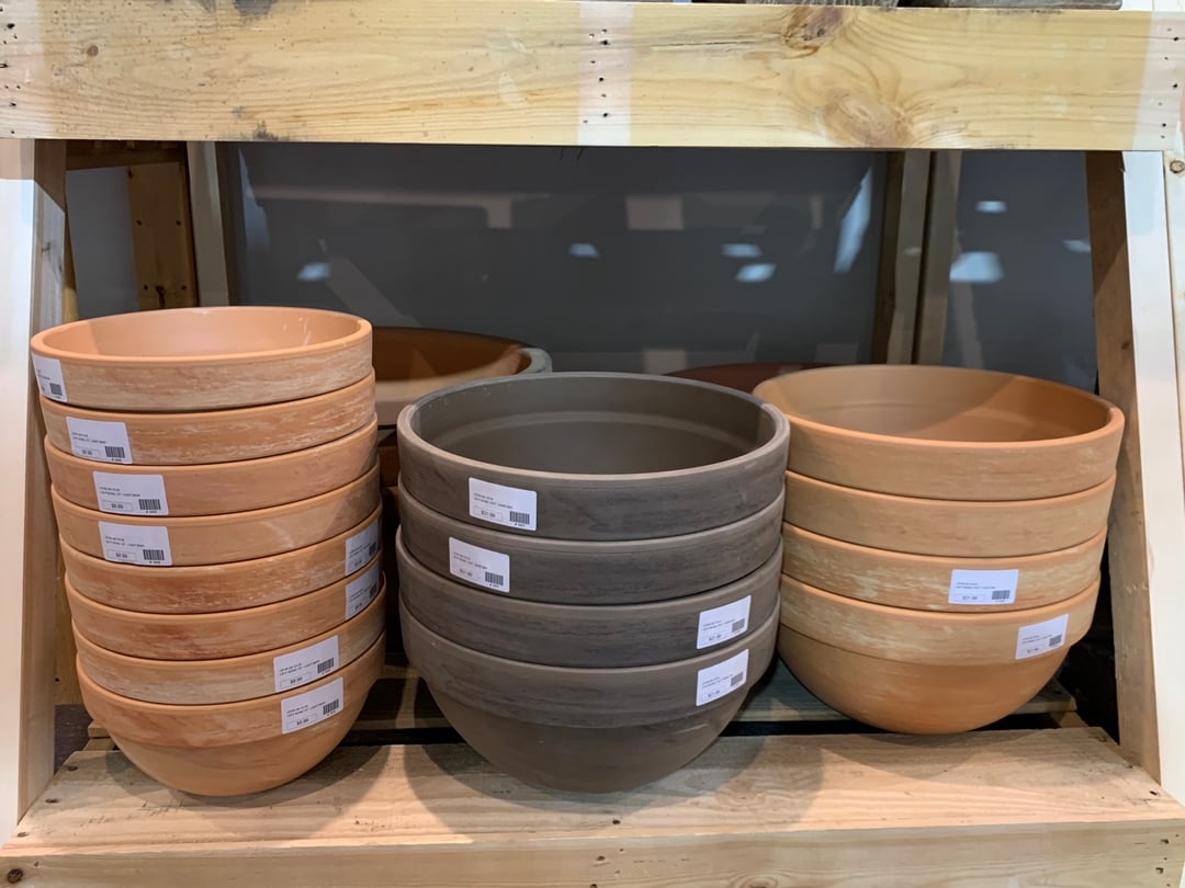 The Refuge at Landmark Terracotta Low Bowls