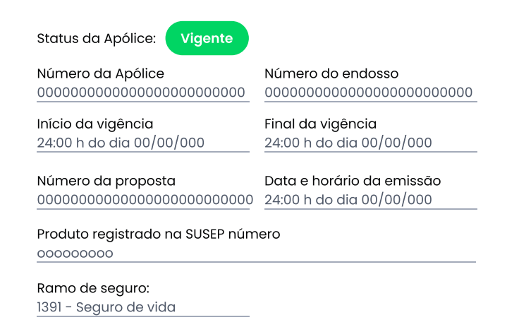 Apólice de seguro de vida Azos