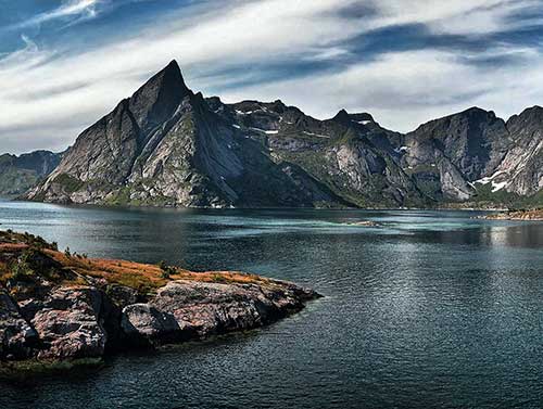 God created land