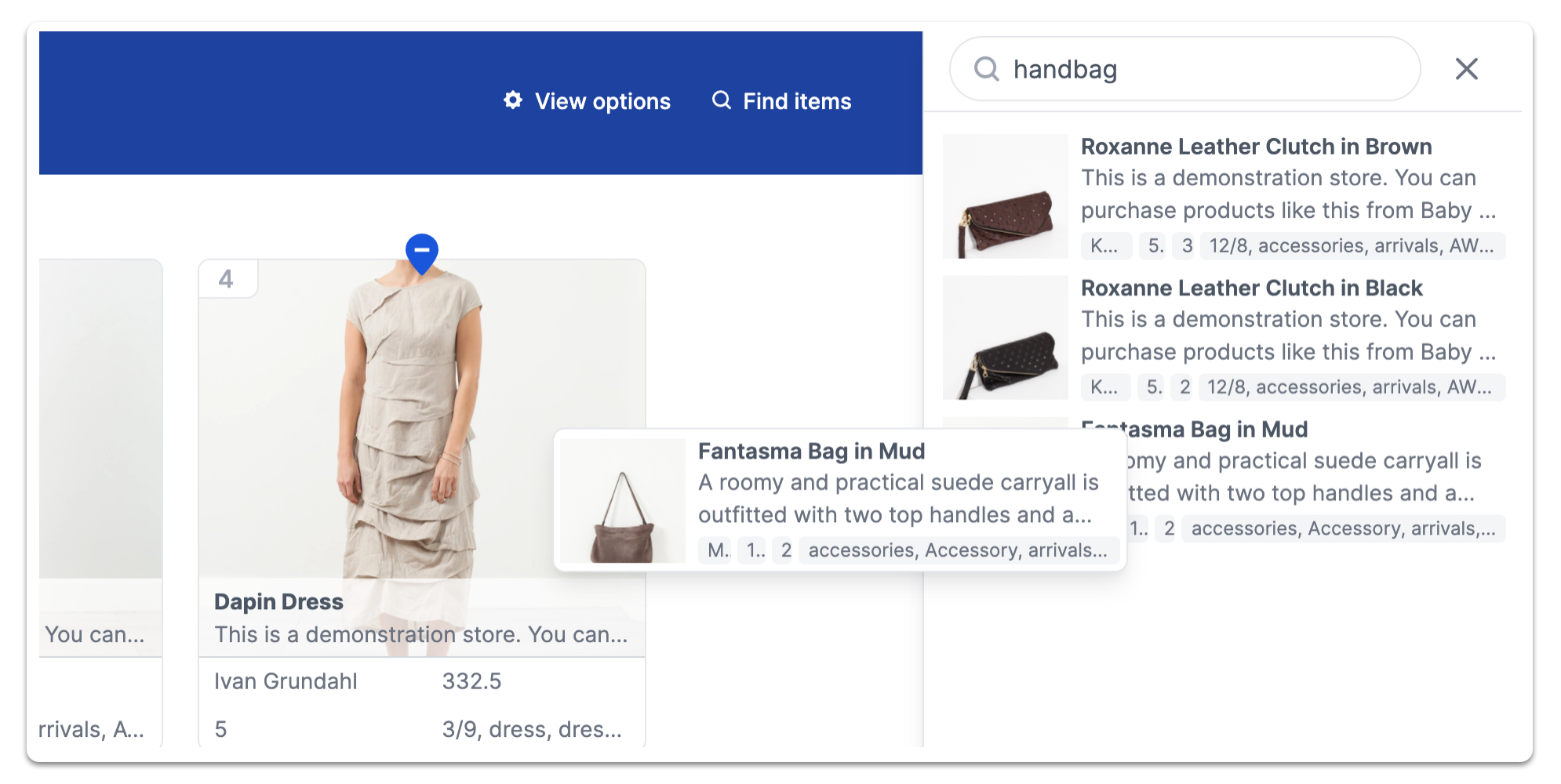 Online merchandising campaign product curation