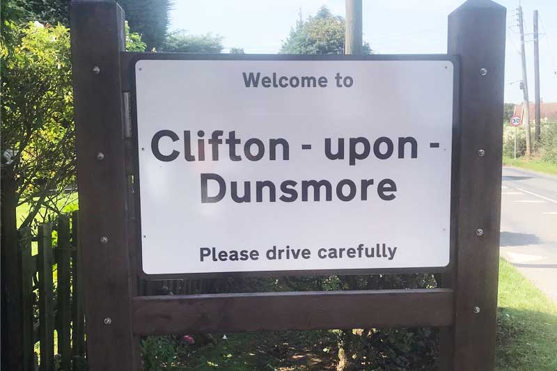Lilbourne Road Gateway sign