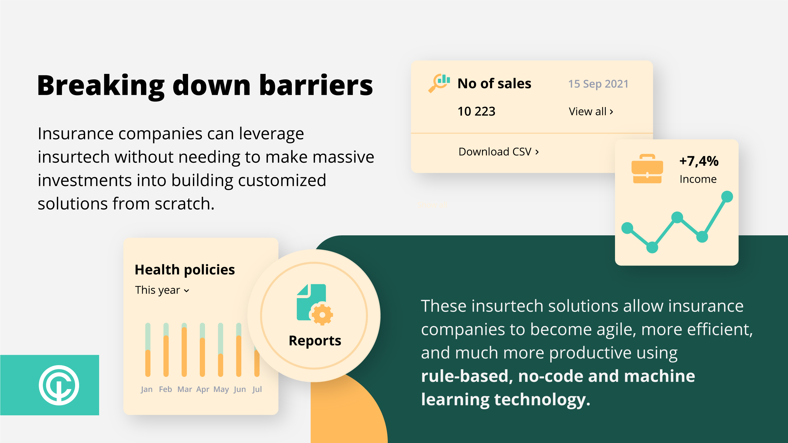 visual of breaking down barriers