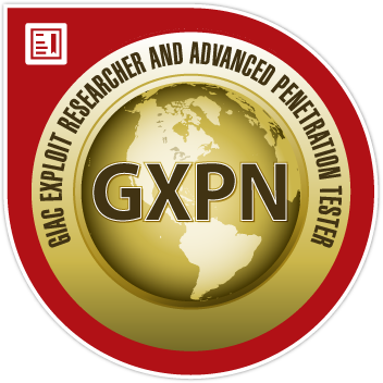 GIAC Exploit Researcher and Advanced Penetration Tester (GXPN)