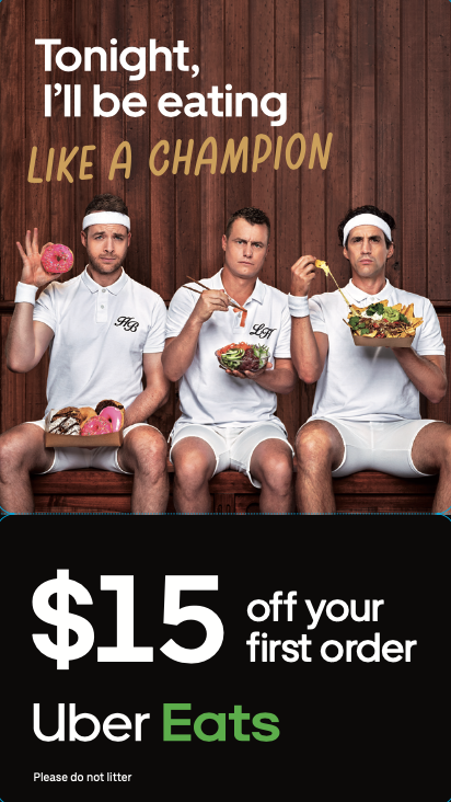 Uber Eats Flyer Distribution