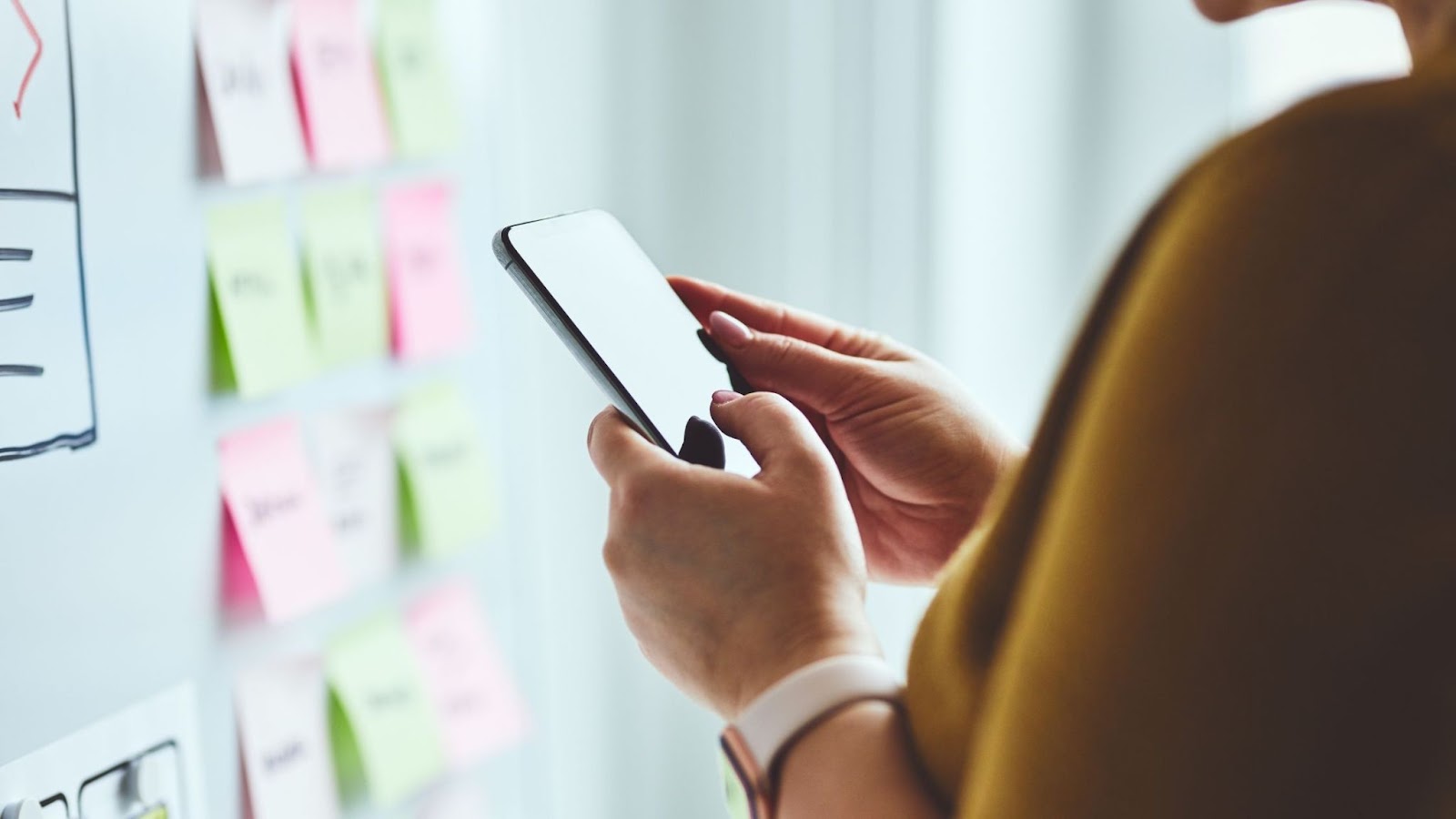 using mobile website