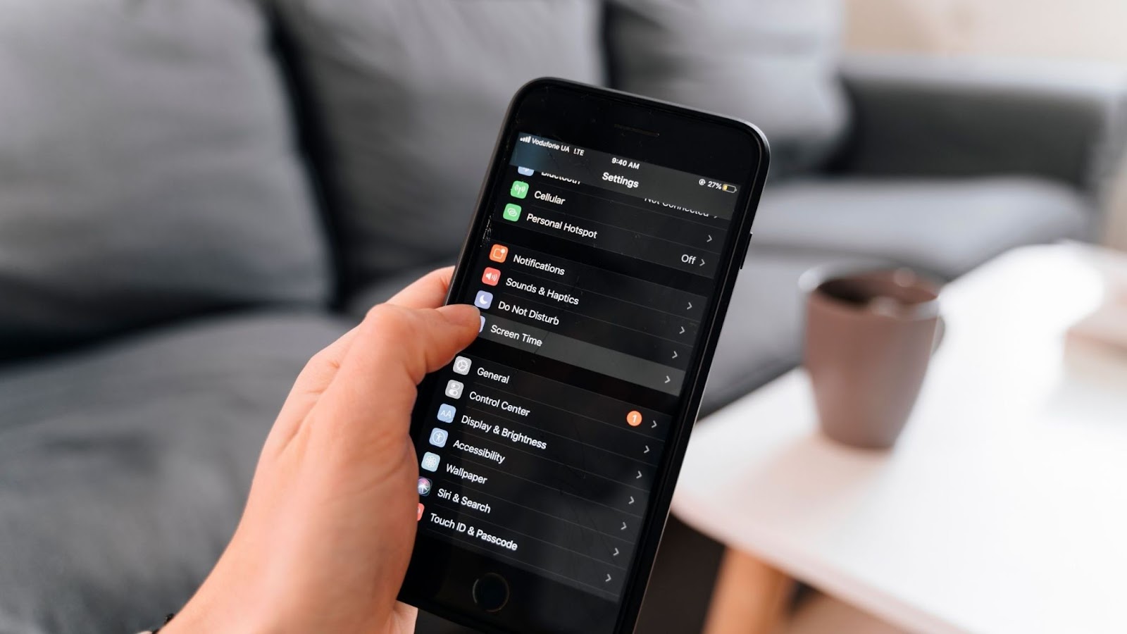 iphone settings