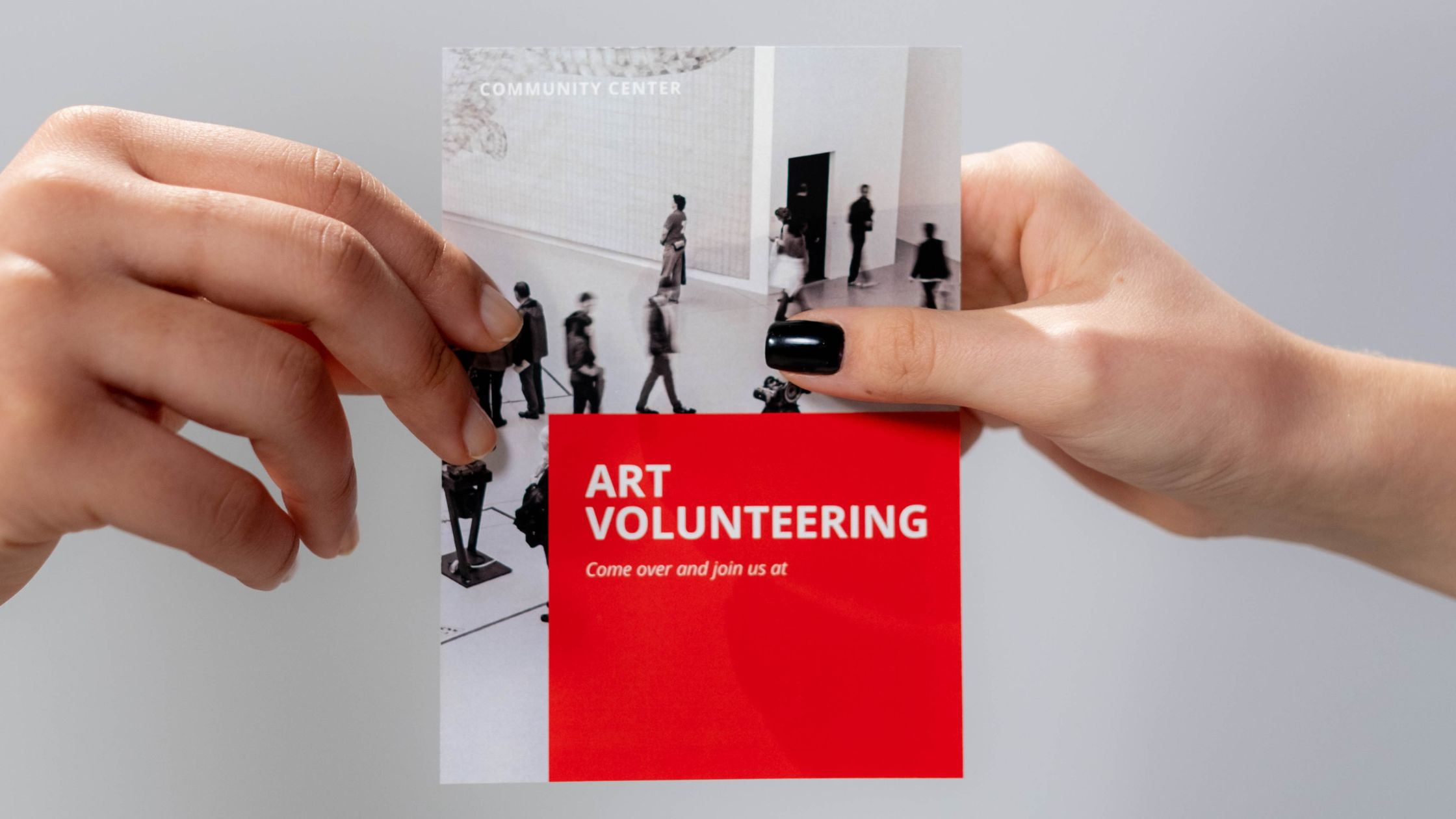 distribute flyers