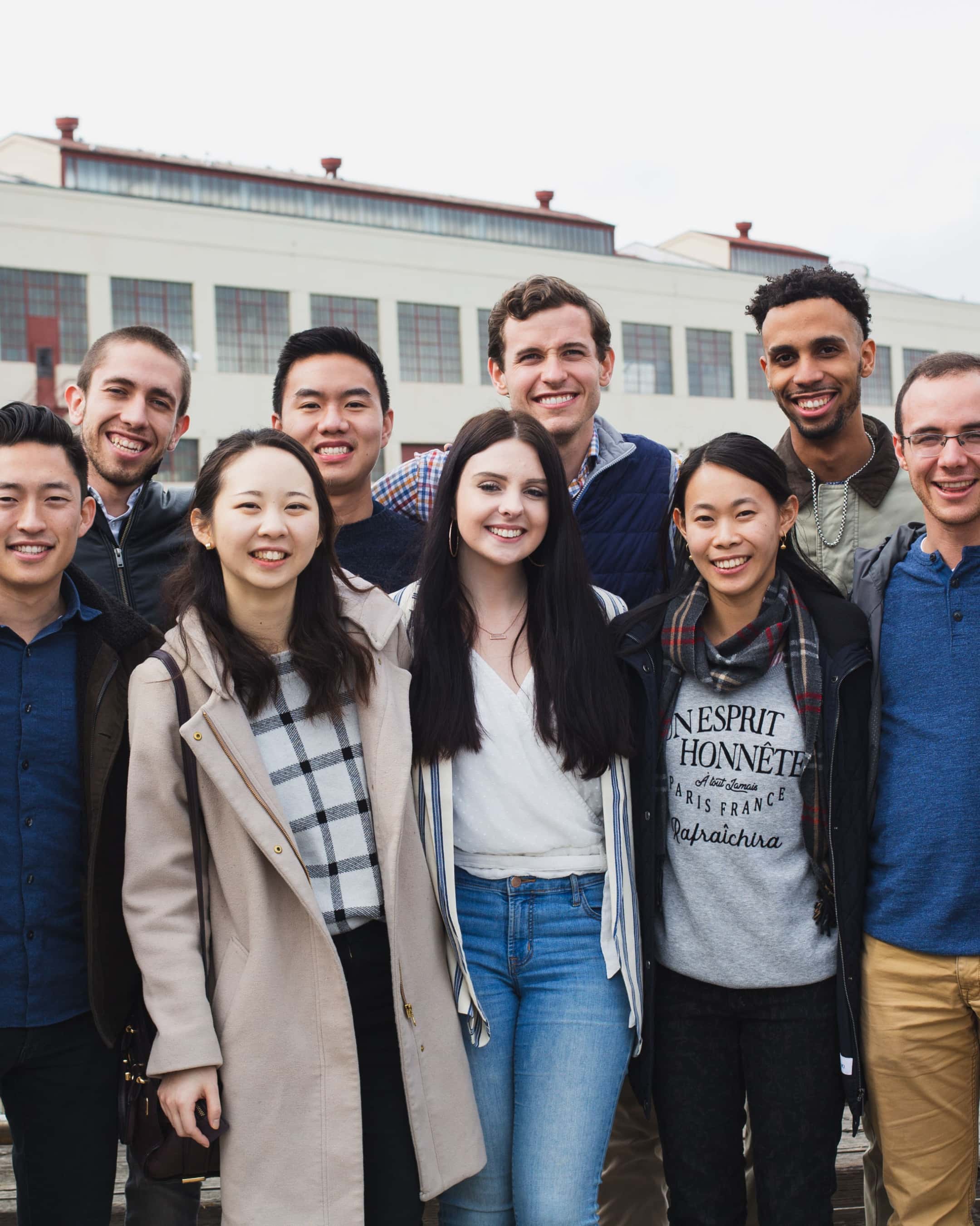 Medium shot of a group of Praxis fellows.