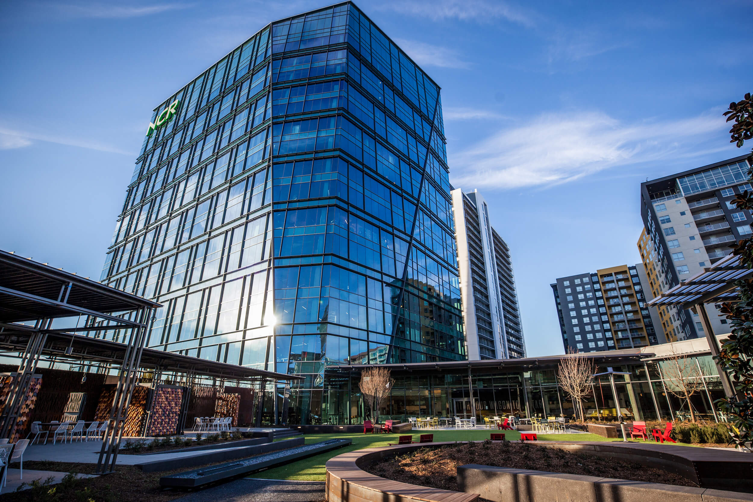 Landscape photo of the NCR headquarters in Atlanta.