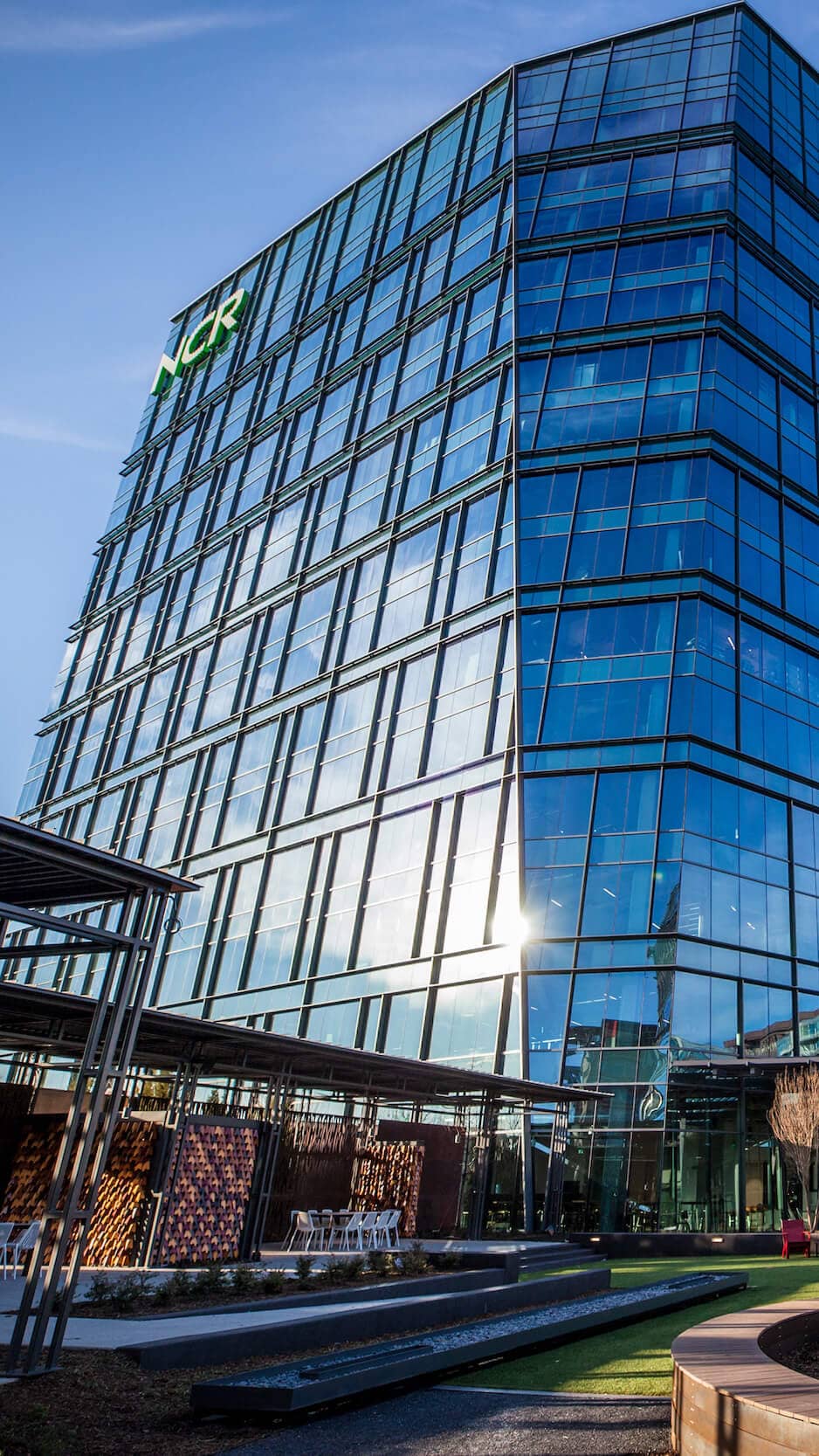 Landscape photo of the NCR headquarters in Atlanta.
