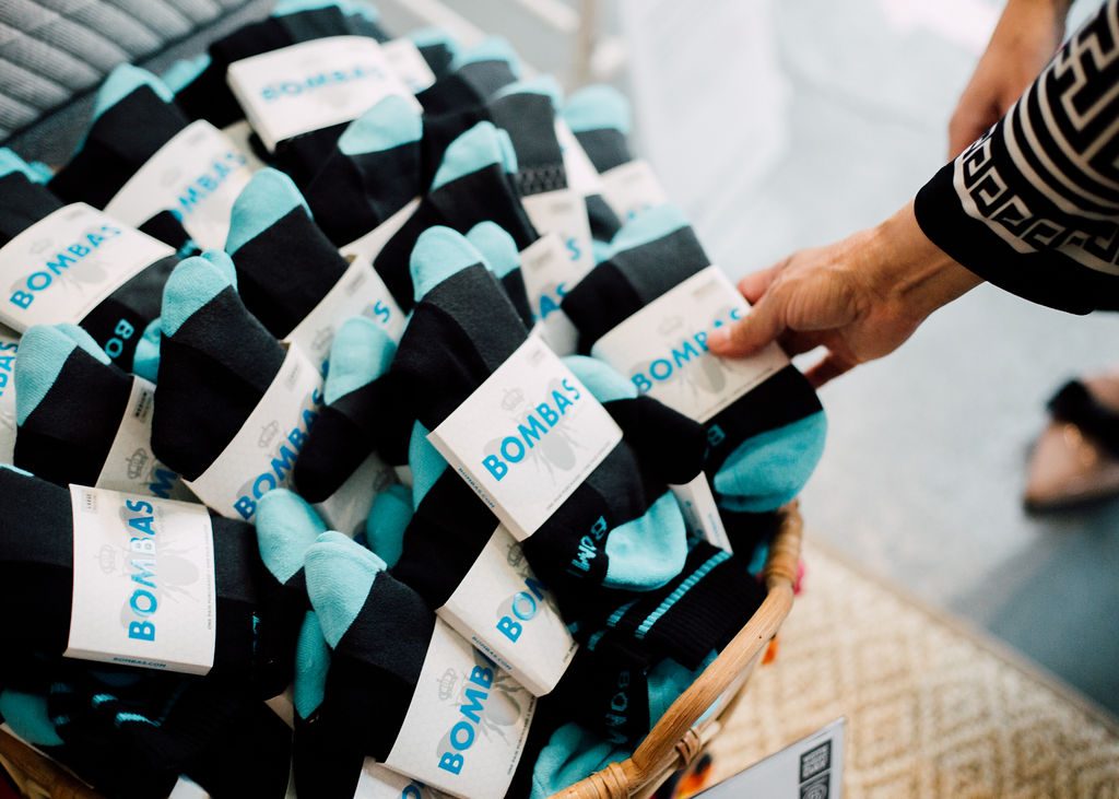 Assortment of socks from Bombas