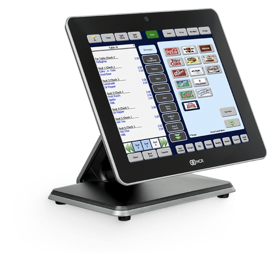 Product shot of an NCR POS device.