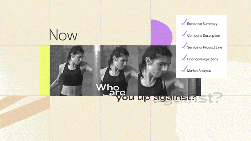Animated GIF created by Fern showing soccer players moving around and textural elements.