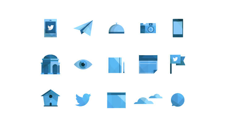 Twitter icons