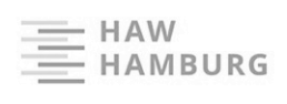 connected to world-class partners, Haw Hamburg logo on a white background