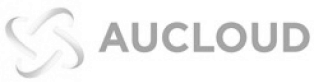 connected to world-class partners, Aucloud logo on a white background