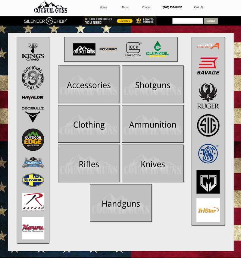 Screenshot of councilguns.com