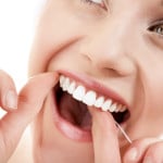 Regular flossing is important to dental hygeine.