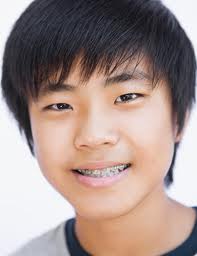 Teenager with braces