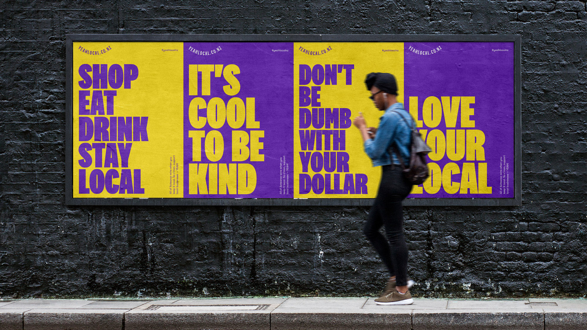 YEAH! LOCAL poster design