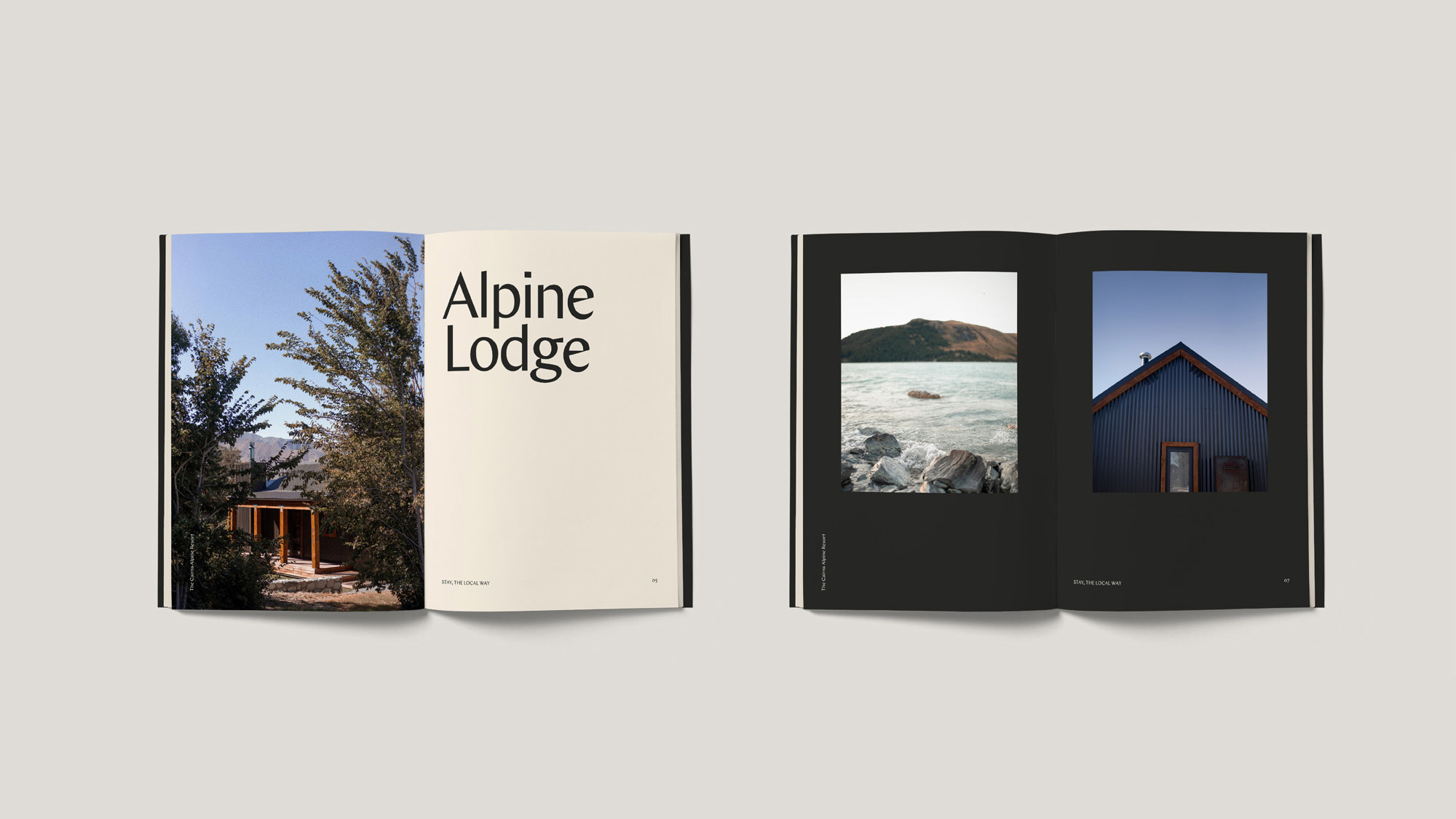 The Cairns Alpine Resort promotional booklet design