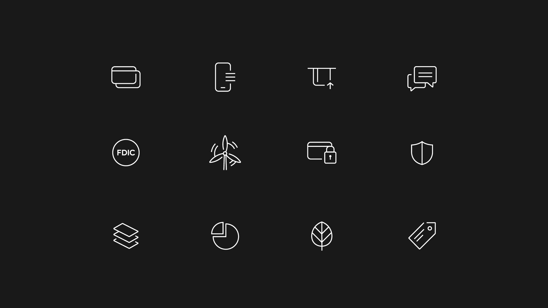 Purpose icon set