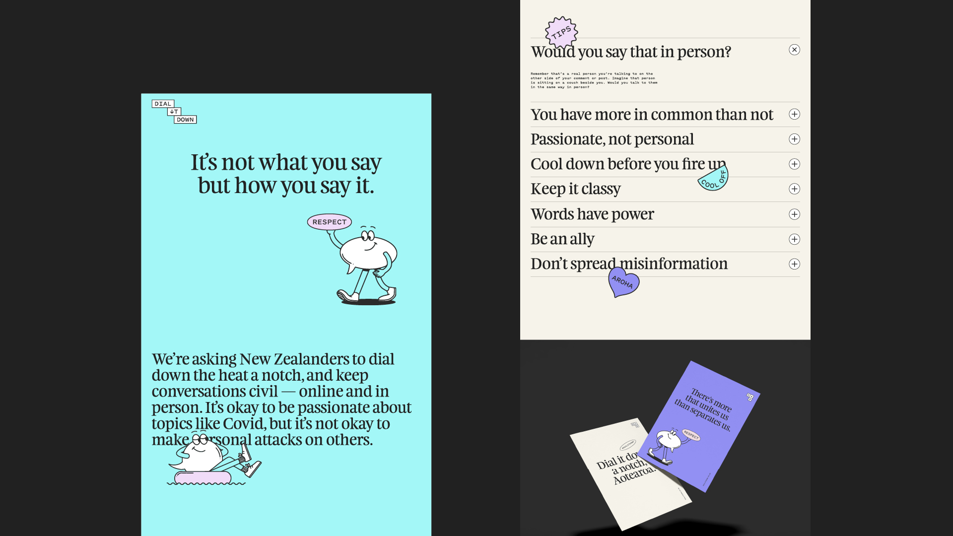 Dial It Down Webflow website design