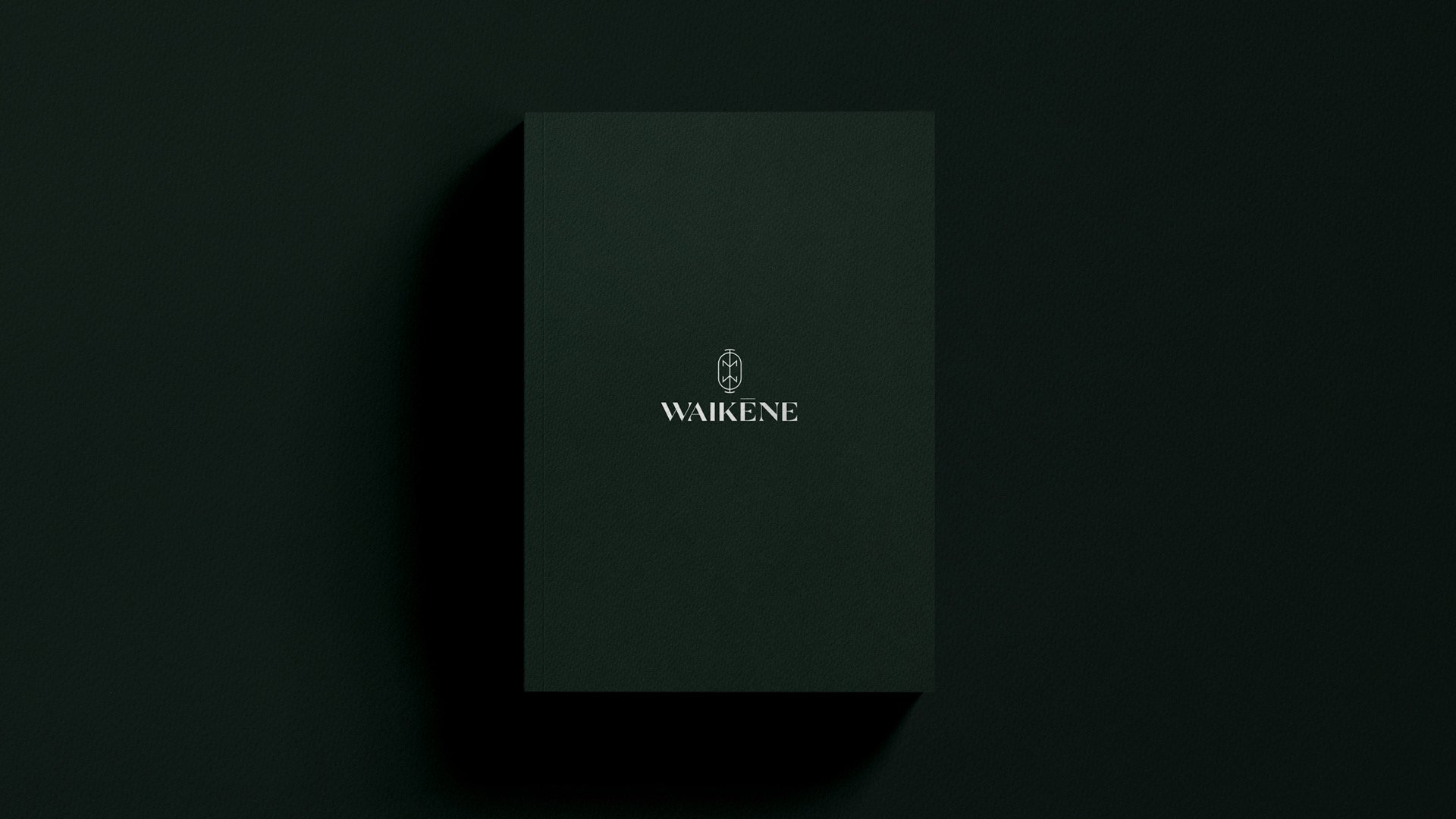 Waikene branding on book